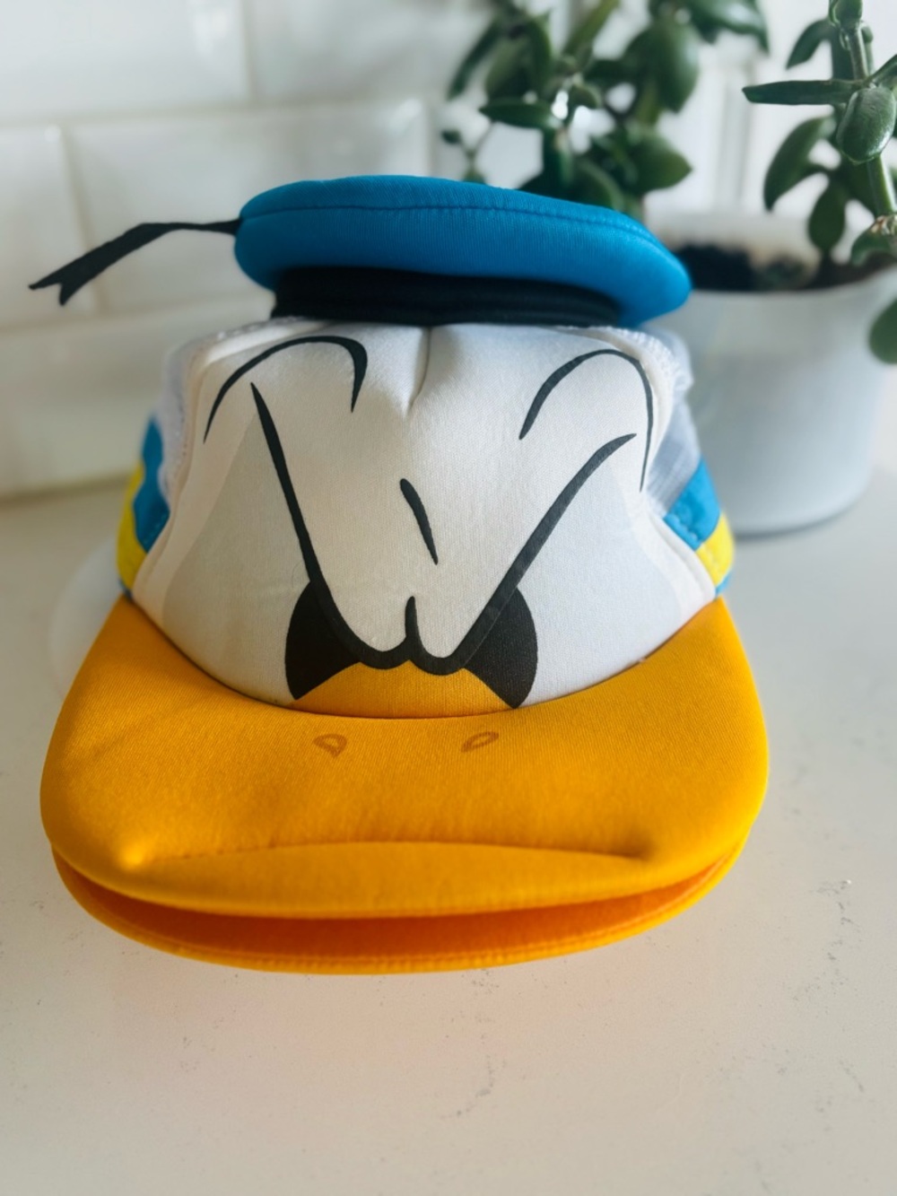 Donald Duck Disneyland Parks NEW hat💛💙